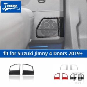 スズキ ジムニー 4 ドア 2019-24 リアドアスピーカー装飾カバーインテリアアクセサリー