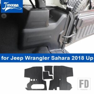 ジープ リアトランクデカール装飾カバーステッカー ラングラー JL サハラ 4 ドア 2018-23 アップ用