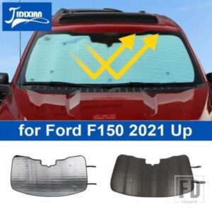 フォード フロントガラスフロントガラスバイザーサンシェードサンシェード UV 断熱パッド F150 2021-23 アップ