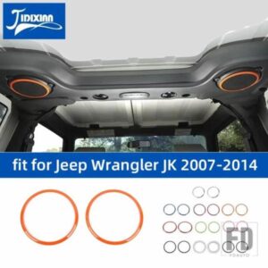 ジープ ラングラー JK 2007-14 車内トップルーフスピーカー装飾カバーアクセサリー