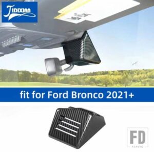 フォード ブロンコ 2021-24 インテリアバックミラーベース装飾カバーアクセサリー