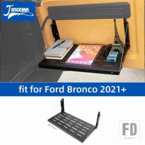フォード ブロンコ 2021-24 2025 テールゲート折りたたみ収納テーブルカーゴホルダーリアラックアクセサリー