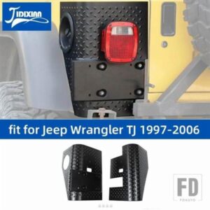 ジープ リアテールゲートコーナーテールライトランプラップ角装飾カバーラングラー TJ 1997-2006 外装アクセサリー