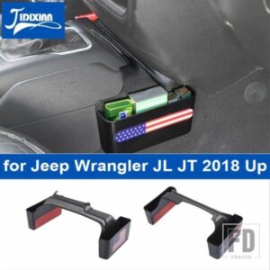ジープ ギアシフト収納ボックスオーガナイザーラングラー JL グラディエーター JT 2018-23 アップアクセサリー