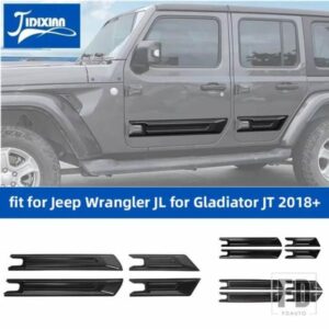 ジープ 車体ドアアンチスクラッチガードプレート装飾カバーラングラー JL グラディエーター JT 2018 2019 2021 2020-23 アップ