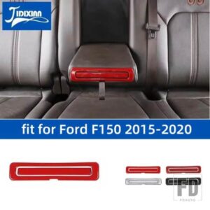 フォード F150 2015-20 リアアームレストボックス水カップホルダー装飾カバーアクセサリー