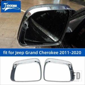 ジープ バックミラーサイドレインシェードシールド装飾カバーグランドチェロキー 2011-2020 車外装アクセサリー