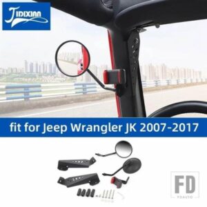 ジープ ラングラー JK 2007-2017 A ピラーバックミラーブラインドスポットリバースミラー外装アクセサリー
