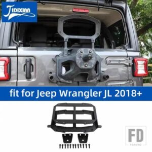 ジープ スペアタイヤ取付キットホルダーブラケット強化部品ラングラー JL 2018 アップ外装アクセサリー