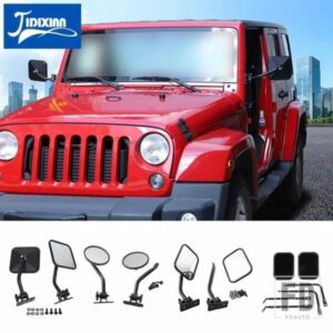 ジープ A ピラーバックミラー調整ブラインドスポットミラーラングラー YJ TJ JK 1987-2017