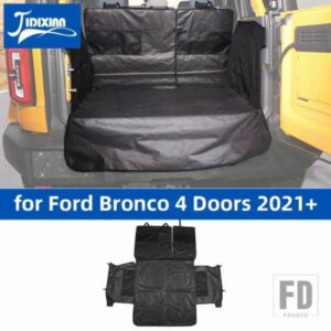 トランクペット隔離マット貨物ライナーバンパープロテクターパッドブロンコ 4 ドア 2021-24 アップアクセサリー