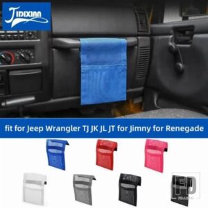 ジープ 片付け副パイロットアームレストハンドル収納袋ラングラー TJ JK JL JT ジムニー用 RENEGADE アクセサリー