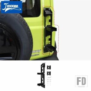 スズキ 車折りたたみ式リアテールドアクライムラダーテールゲートペダルステップ ジムニー 2019-23 外装アクセサリー