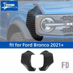フォード 車外装フロントフェンダーヘッドライトサイドラップ角装飾カバーブロンコ 2021-24 2025