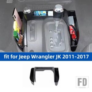 ジープ ラングラー JK 2011-17 ギアシフター収納ボックスオーガナイザーコンテナ