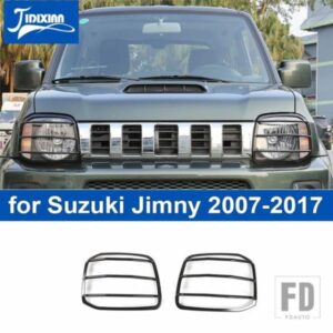 スズキ ヘッドライトヘッドライトランプ装飾カバー ジムニー 2007 2008 2009-2017 ランプフード外装アクセサリー