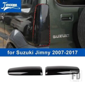 スズキ スモークブラックリアテールライトランプ装飾カバー ジムニー 2007-2017 外装テールライトカバーアクセサリー
