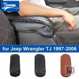 ジープ センターコンソールアームレストボックスカバーパッドラングラー TJ 35582