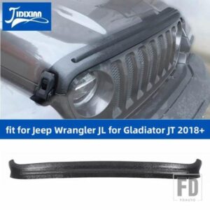 ジープ フロントストーンバグディフレクターフード風エアディフレクターシールドサンドブロックラングラー JL グラディエーター JT 2018 アップ
