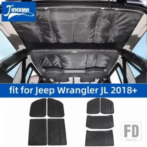 ジープ 車ルーフ音断熱綿パッドキットラングラー JL 2018-24 2025 アクセサリー