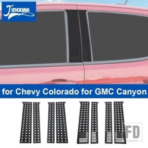 シボレー アルミ車窓センターピラー装飾カバーコロラド 2014 GMC キャニオン 2014-2022 アクセサリー