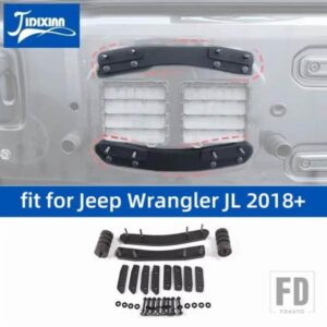 ジープ スペアタイヤ取り付けキット ブラケットサポート テールゲート補強 ラングラー JL 2018-24用