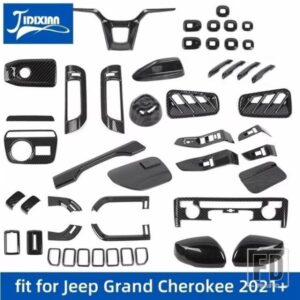 ジープ カーボン車内外装装飾カバーアクセサリーグランドチェロキー 2021-24 2025