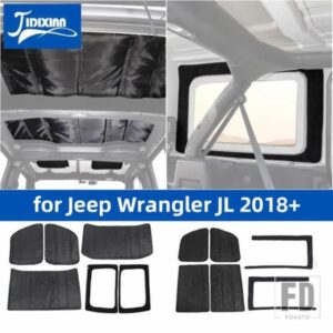 ジープ リアウィンドウルーフ断熱綿パッドキットアクセサリーラングラー JL 2018-24