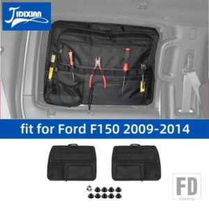 フォード F150 2009-14 片付けリアウィンドウ収納袋インテリアアクセサリー