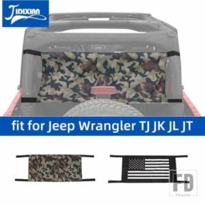 ジープ 車ルーフレストネットハンモックネットワークカーゴネットラングラー TJ 1997-2006 ラングラー JK JL JT 2007 アップアクセサリー