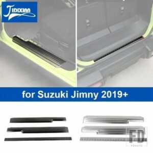 スズキ ランニングボード ドアシルテールドアインナーガードスカッフプレート ジムニー用 2019-24アップ