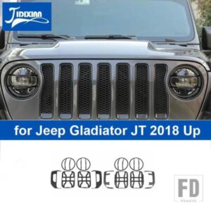 ジープ テールライトヘッドライトテールライトランプ装飾カバーグラディエーター JT 2018-24 アップ