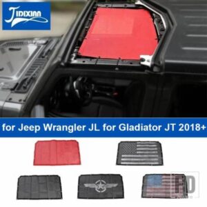 ジープ 車トップサンシェードカバールーフアンチ UV 日焼け防止断熱ネットアクセサリーラングラー JL グラディエーター JT 2018 用