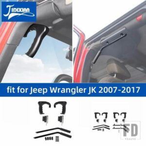 ジープ 車フロントリアルーフトップグラブハンドルキットラングラー JK 2007 208 2009-17