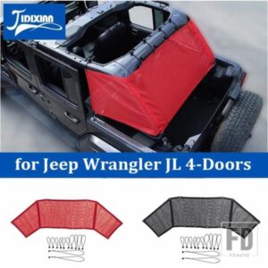 ジープ ラングラー JL 2018-24 アップトランク日焼け防止サンシェードカバー断熱ネット