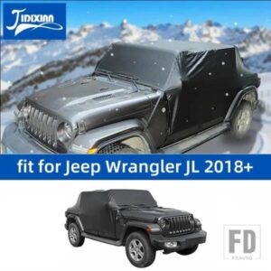 ジープ 車体防水防塵太陽 UV シールドサンシェードカバーラングラー JL 2018-24 アップ