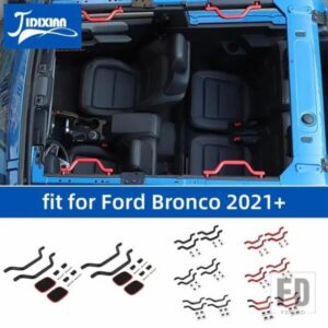 フォード 車フロントリアアンチスリップルーフトップグラブハンドルブロンコ 2021-24 2025 インテリアアクセサリー
