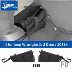 ジープ ラングラー JL 2 ドア 2018-24 アップトランク窓収納袋インテリアアクセサリー