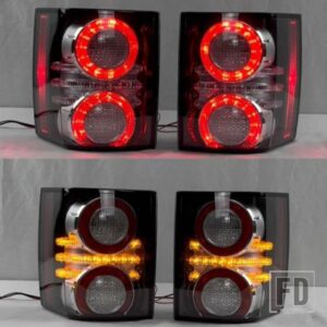 ランドローバー レンジローバーヴォーグ 2010-2012 L322 LED テールライトリアテールライトブレーキライト電球付き LR028513 LR028515