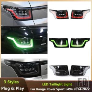 ランドローバー カーライトテール LED ブレーキライトレンジローバースポーツ 2014-2017 L494 アップグレード新スタイル 2018-2022 テールライ