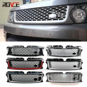 ランドローバー 1個 フロントバンパーグリルレンジローバースポーツ L320 2010-13 ABS メッシュグリルアクセサリー