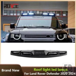 ランドローバー フロントルーフスポイラー DRL ライトランプ LED バーディフェンダー 90 110 2020-2024 アクセサリー