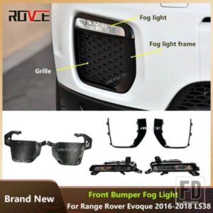 レンジローバー ランドローバー フロントバンパーフォグランプグリルトリム LED フォグランプ EVOQUE 2016-2018 LR072646/LR072645 SF651E