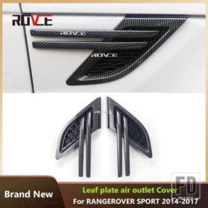 ランドローバー レンジローバースポーツ L494 2014-2017 サイドフェンダーエアベントアウトレットカバートリムグリルカーボンスタイル