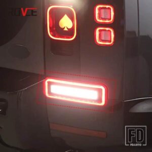 ランドローバー リア LED バンパーライトディフェンダー 2020-2024 L630 リフレクターテールブレーキストップランプライトアセンブリ