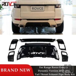 ランドローバー リアバンパーテール喉マフラートリムカバーキット EVOQUE 2012-2019 モデルダイナミックスタイル L538 アクセサリー