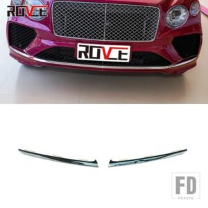 2個 フロントバンパートリムストリップクロームモールドベントレー BENTAYGA 2021 2022 36A807667 36A807668 スタイリング