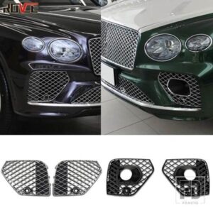 2個 小型バンパーサイドグリル ACC ベントレー BENTAYGA 2021 2022 36A807345AK 36A807346AK ラジエーターグリルアクセサリー