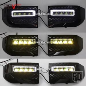 ランドローバー LED レンズフォグライトデイタイムランニングライトフォグランプディフェンダー 110 2020-2024 ライトアセンブリ