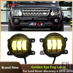 ランドローバー ゴールデンアイフォグライトアセンブリ LED フォグランプディスカバリー 4 2010-2016 フロントバンパーフォグランプ DRL アクセ